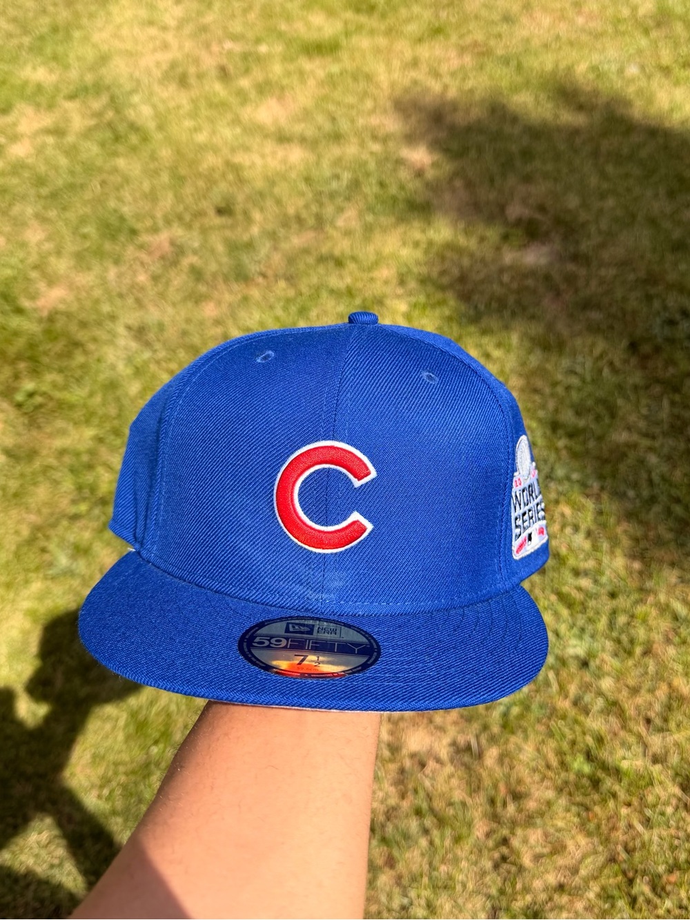 New Era Royal Blue men’s Chicago 'C' Baseball Cap with Red Trim